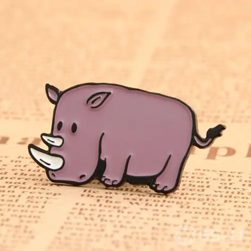 Rhinos Custom Lapel Pins Rhinos Custom Lapel Pins