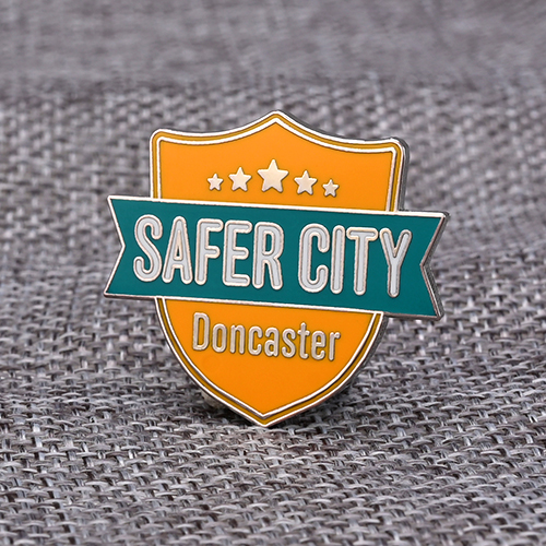 Safer City Custom Pins