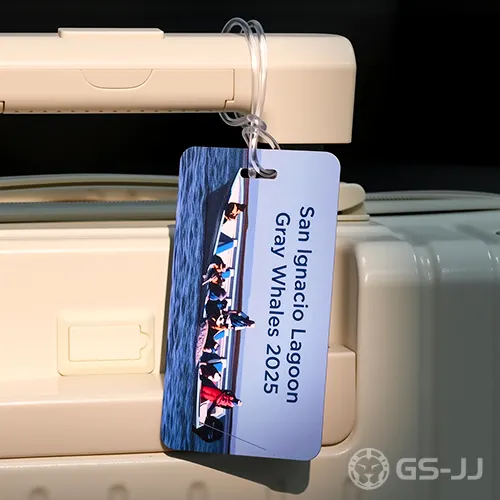 San lgnacio Lagoon Gray Whales 2025 Custom Bag Tag San lgnacio Lagoon Gray Whales 2025 Custom Bag Tag