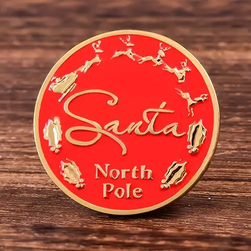 Santa Claus Custom Made Coins Santa Claus Custom Made Coins