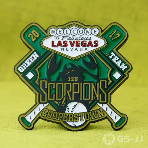 Scorpions Cooperstown Baseball Pins Scorpions Cooperstown Baseball Pins