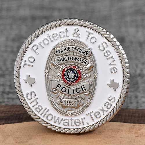 Shallowater Police Challenge Coins