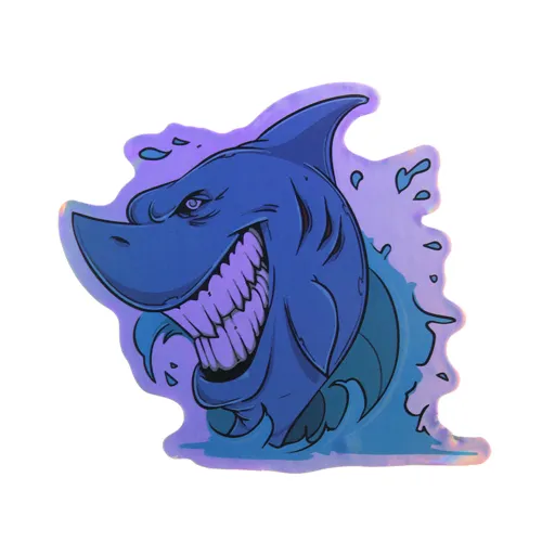 Shark Laser Stickers Shark Laser Stickers