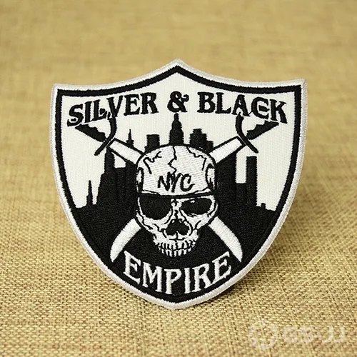 Silver & Black Empire Custom Patches Silver & Black Empire Custom Patches