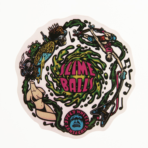 Slime Balls Vomit Stickers