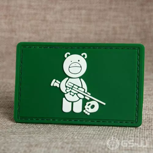 Sniper Bear PVC Patches Sniper Bear PVC Patches