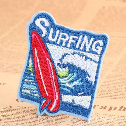 Surfing Embroidered Patches Surfing Embroidered Patches