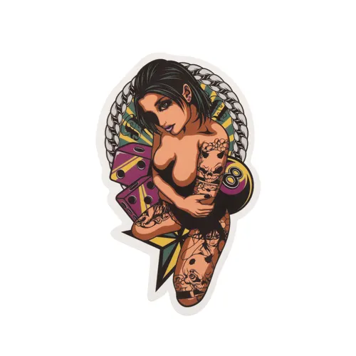 Tattoo Girl Custom Stickers Tattoo Girl Custom Stickers