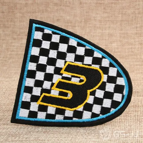 The Number 3 Custom Embroidered Patches The Number 3 Custom Embroidered Patches