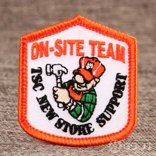 On Site Team Cheap Custom Patches On Site Team Cheap Custom Patches