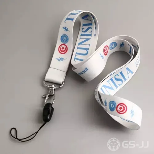 Tunisia Dye-sublimated Lanyards Tunisia Dye-sublimated Lanyards