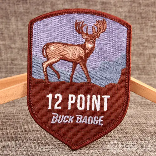 Twelve Point Buck Buy Custom Patches Twelve Point Buck Buy Custom Patches