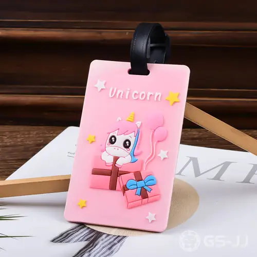 Unicorn Custom PVC Luggage Tag Unicorn Custom PVC Luggage Tag
