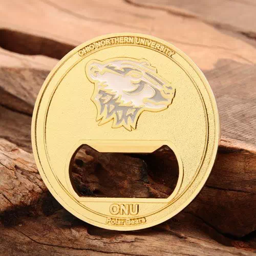 University Coins Bottle Opener