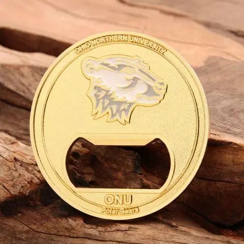 University Coins Bottle Opener University Coins Bottle Opener