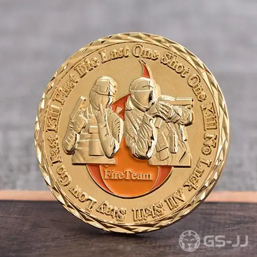 Valiant Fire Team Challenge Coins Valiant Fire Team Challenge Coins