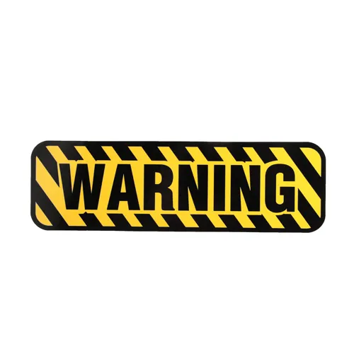 Warning Custom Stickers Warning Custom Stickers