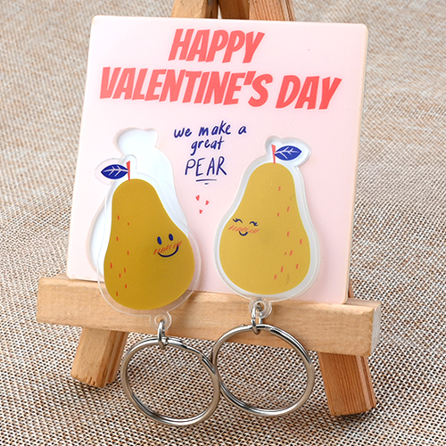 We Make A Great Pear Couple Acrylic Keychains