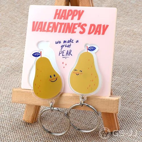 We Make A Great Pear Couple Acrylic Keychains We Make A Great Pear Couple Acrylic Keychains
