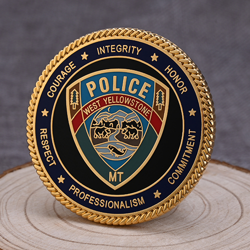West Yellowstone Police Challenge Coins