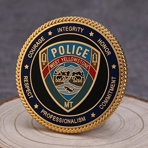 West Yellowstone Police Challenge Coins