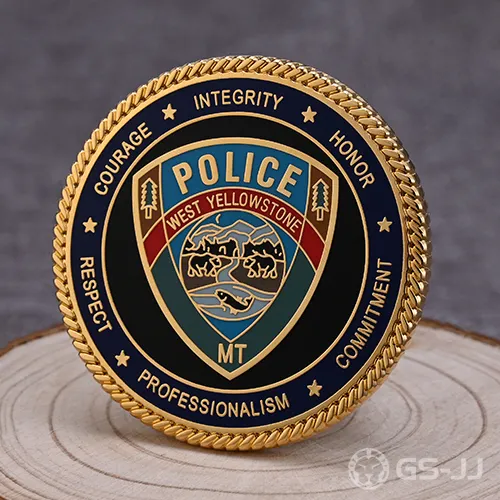 West Yellowstone Police Challenge Coins West Yellowstone Police Challenge Coins