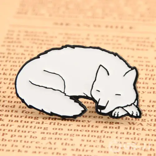 White Fox Custom Lapel Pins White Fox Custom Lapel Pins