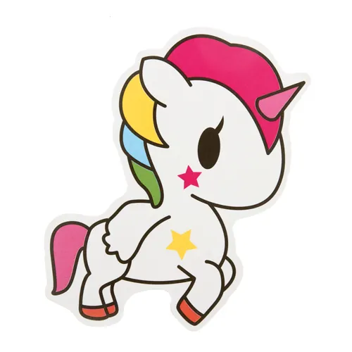 White Unicorn Custom Stickers White Unicorn Custom Stickers