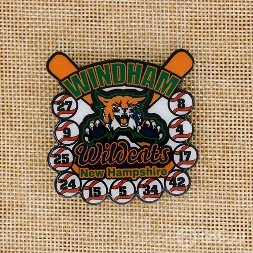 Windham Wildcats Baseball Pin Windham Wildcats Baseball Pin