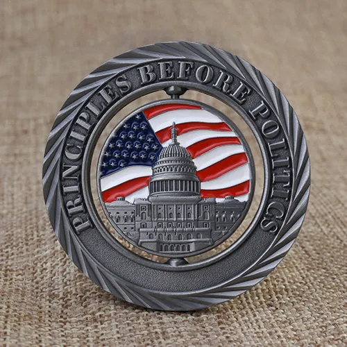 "With Honor – Principles Before Politics" Coins