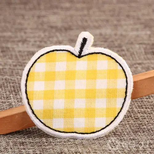 Yellow Apple Cheap Custom Patches Yellow Apple Cheap Custom Patches