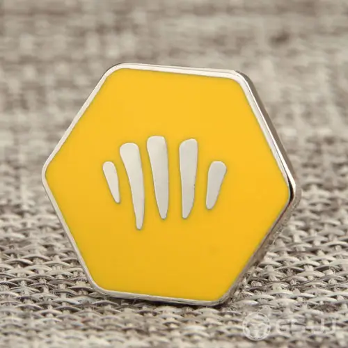 Yellow custom lapel pins Yellow custom lapel pins