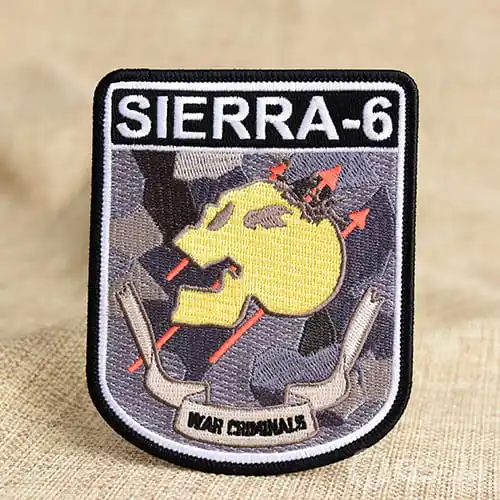 Yellow Skull Embroidered Patches Yellow Skull Embroidered Patches