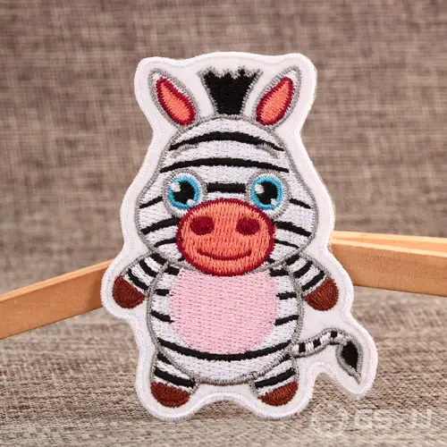 Zebra Embroidered Patches Zebra Embroidered Patches