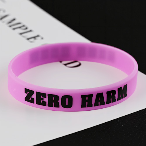 ZERO HARM Pink Wristbands