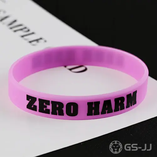 ZERO HARM Pink Wristbands ZERO HARM Pink Wristbands