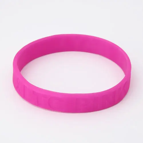 Pink Out Day Custom Wristbands