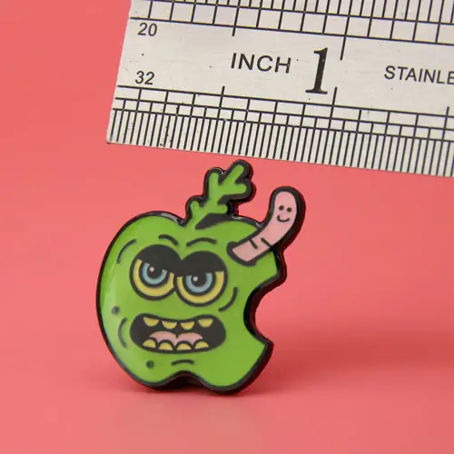 Green Apple Custom Lapel Pins Green Apple Custom Lapel Pins