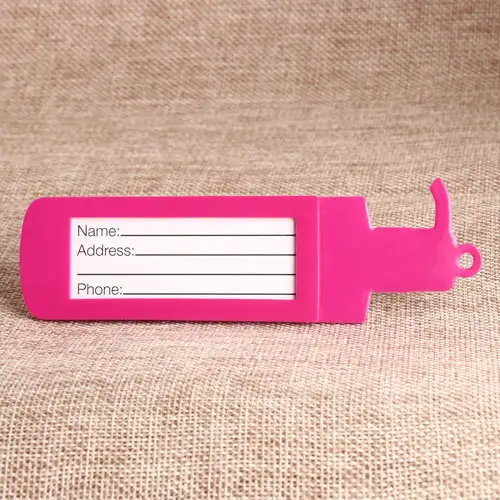 Bottle PVC Luggage Tag