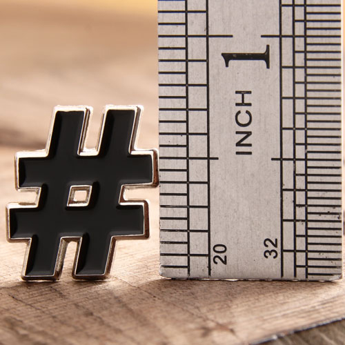 Symbol # Custom Enamel Pins