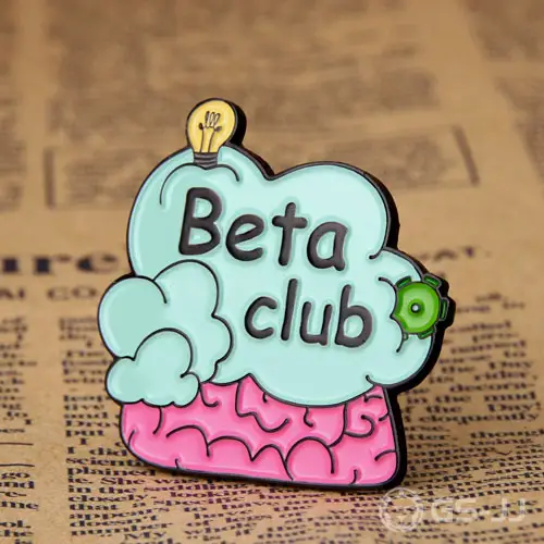 Custom Beta Club Pins Custom Beta Club Pins