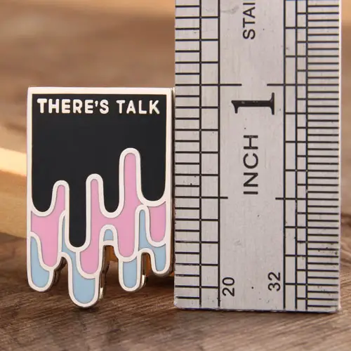 THERE'S TALK Custom Pins THERE'S TALK Custom Pins