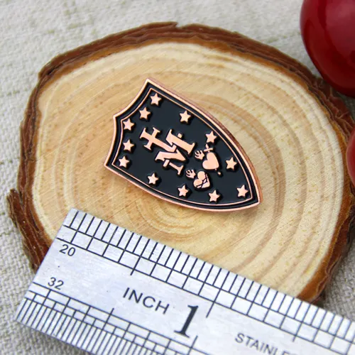 Custom Lapel Pins for Cross Shield Custom Lapel Pins for Cross Shield
