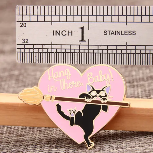 Hang in There, Baby! Custom Lapel Pins Hang in There, Baby! Custom Lapel Pins