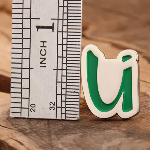 Letter U Custom Enamel Pins