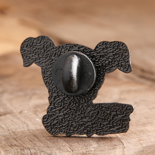 Weiche Emaille-Anstecker mit Hunden