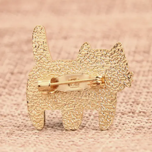 The back of cat enamel pins The back of cat enamel pins