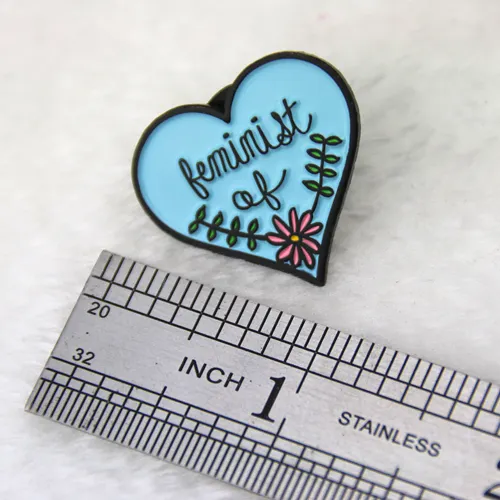 Lapel Pins for Green Rattan And Flower