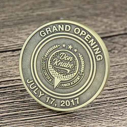 Grand Opening Custom Challenge Coins Grand Opening Custom Challenge Coins