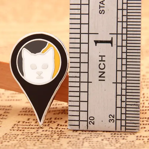 Mark with Cat Custom Pins Mark with Cat Custom Pins
